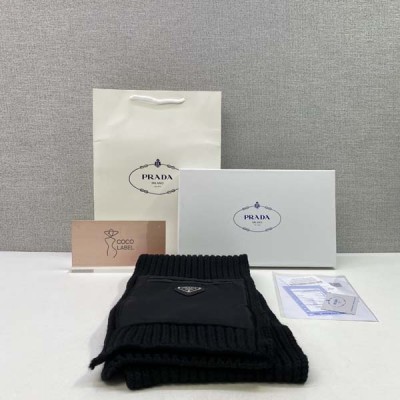 프라다 양모 포켓 머플러